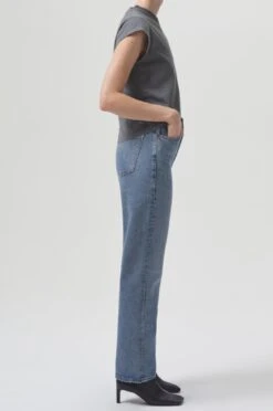 AGOLDE High Rise Stovepipe Jean In Helm -Cheap Feminique Finds Store p57623 Z 07202023072203767x1155 1
