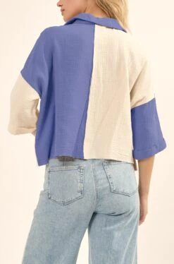Colorblock Button Up -Cheap Feminique Finds Store p61631 Z 052020240316211752x2654 1
