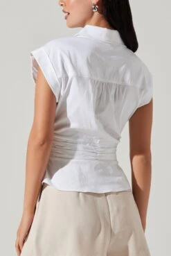 Muir Wrap Front Button Down Top -Cheap Feminique Finds Store p61678 Z 041220240836171792x2675 1