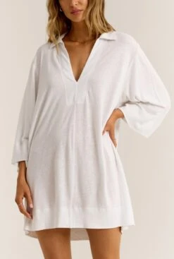 Mallory Slub V-Neck Tunic