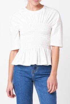 Smocked Bodice T-Shirt