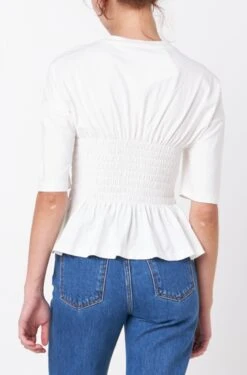 Smocked Bodice T-Shirt -Cheap Feminique Finds Store p63010 Z 040220240744051889x2866 1
