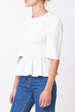 Smocked Bodice T-Shirt -Cheap Feminique Finds Store p63010 Z 040220240744101919x2856 1